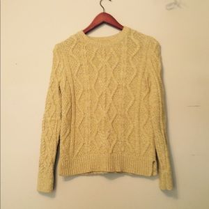 Banana Republic Yellow Knit Sweater